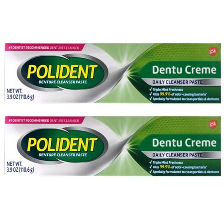 Polident Dentu-Creme 3.90 oz (Pack of 2)