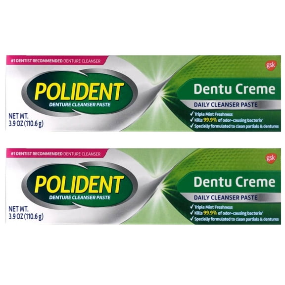 Polident Dentu-Creme 3.90 oz (Pack of 2)