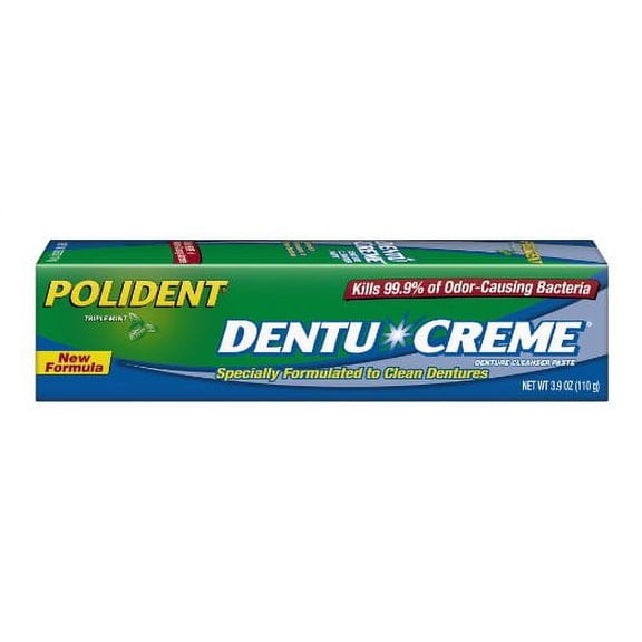 6 Pack - Polident Dentu-Creme Denture Toothpaste, 3.9 Oz Each