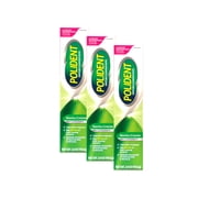 Polident Dentu-Creme Clean Antibacterial Enamel-Safe Toothpaste Value Pack, Fresh, 3.90 Oz, 3 Pack