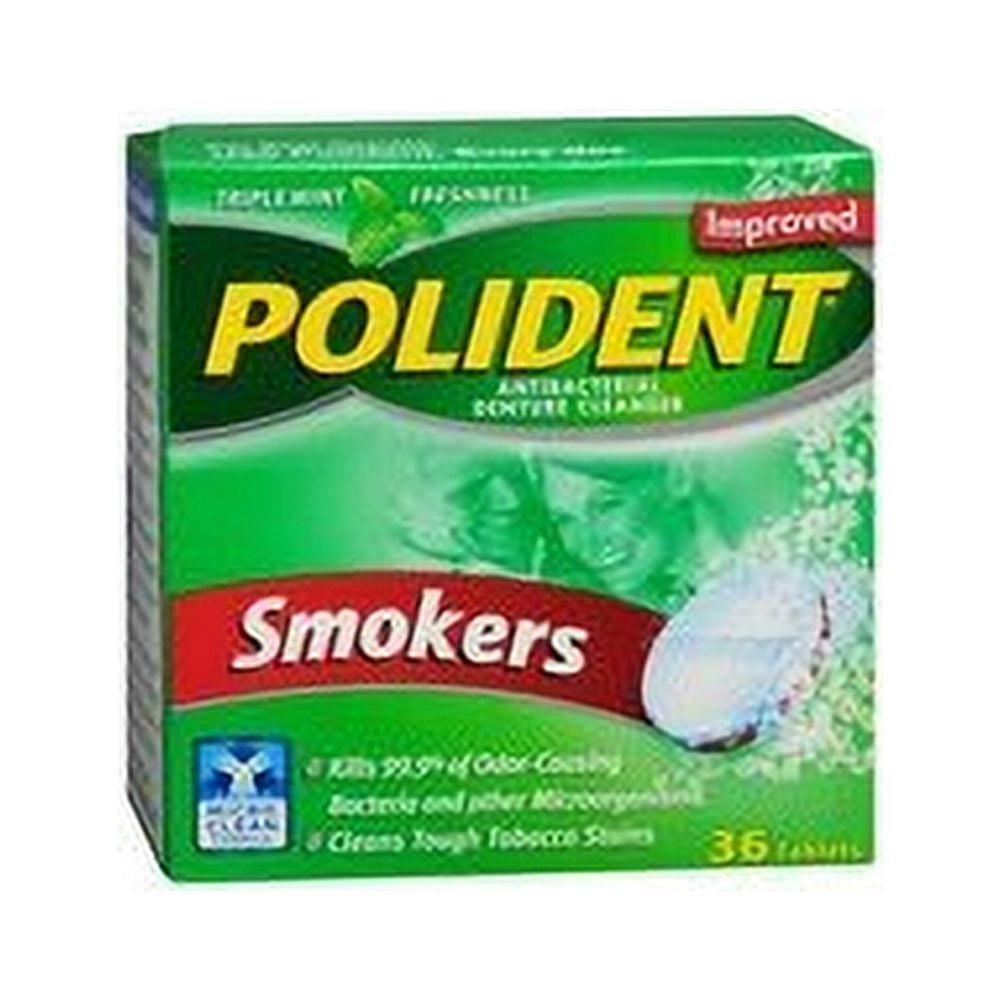 Polident Polident Smokers Denture Cleanser 40 Tablets (Pack of 2