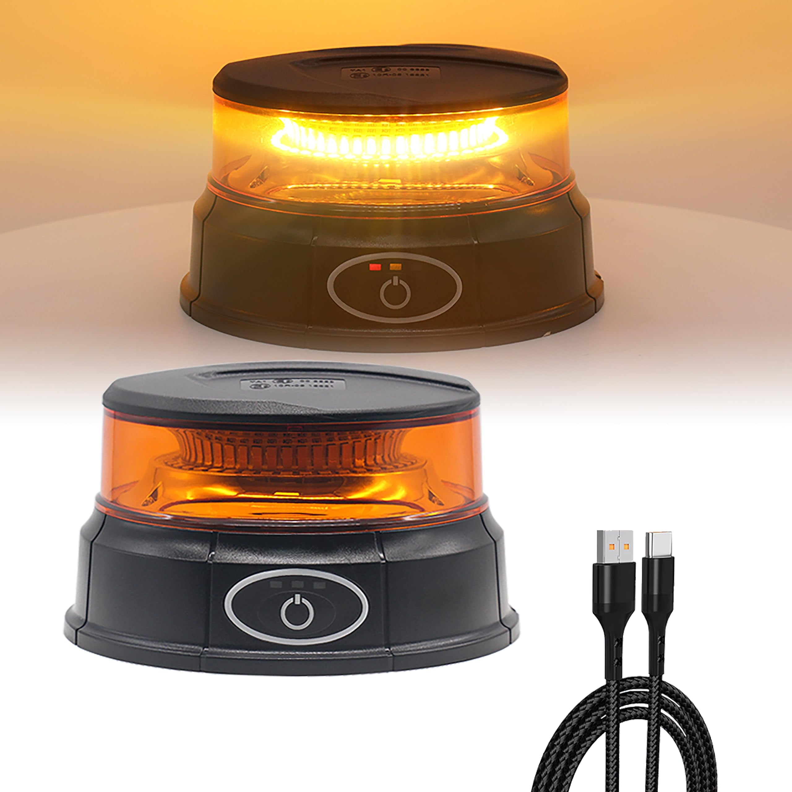 Polieez Wireless LED Emergency DHF10 Light for Vehicles, 42 Magnetic ...