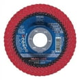 thumbnail image 1 of Polifan Sgp Co-Curve Flap Wheel, 4-1/2 In X 7/8 In, 60 Grit, 13300 Rpm | Bundle of 2 Each, 1 of 1