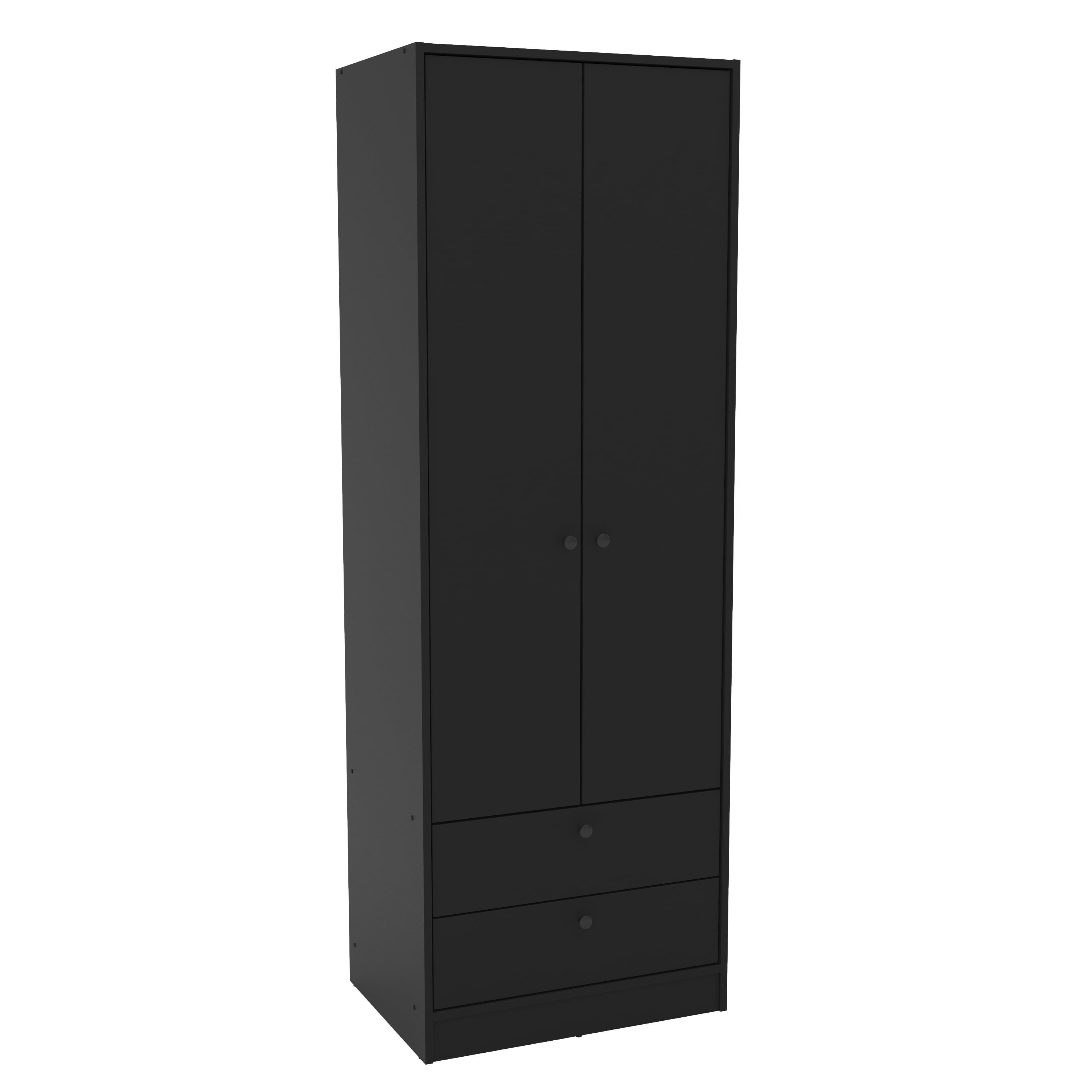 Polifurniture Denmark 2 Door Wood Composite Bedroom Armoire with