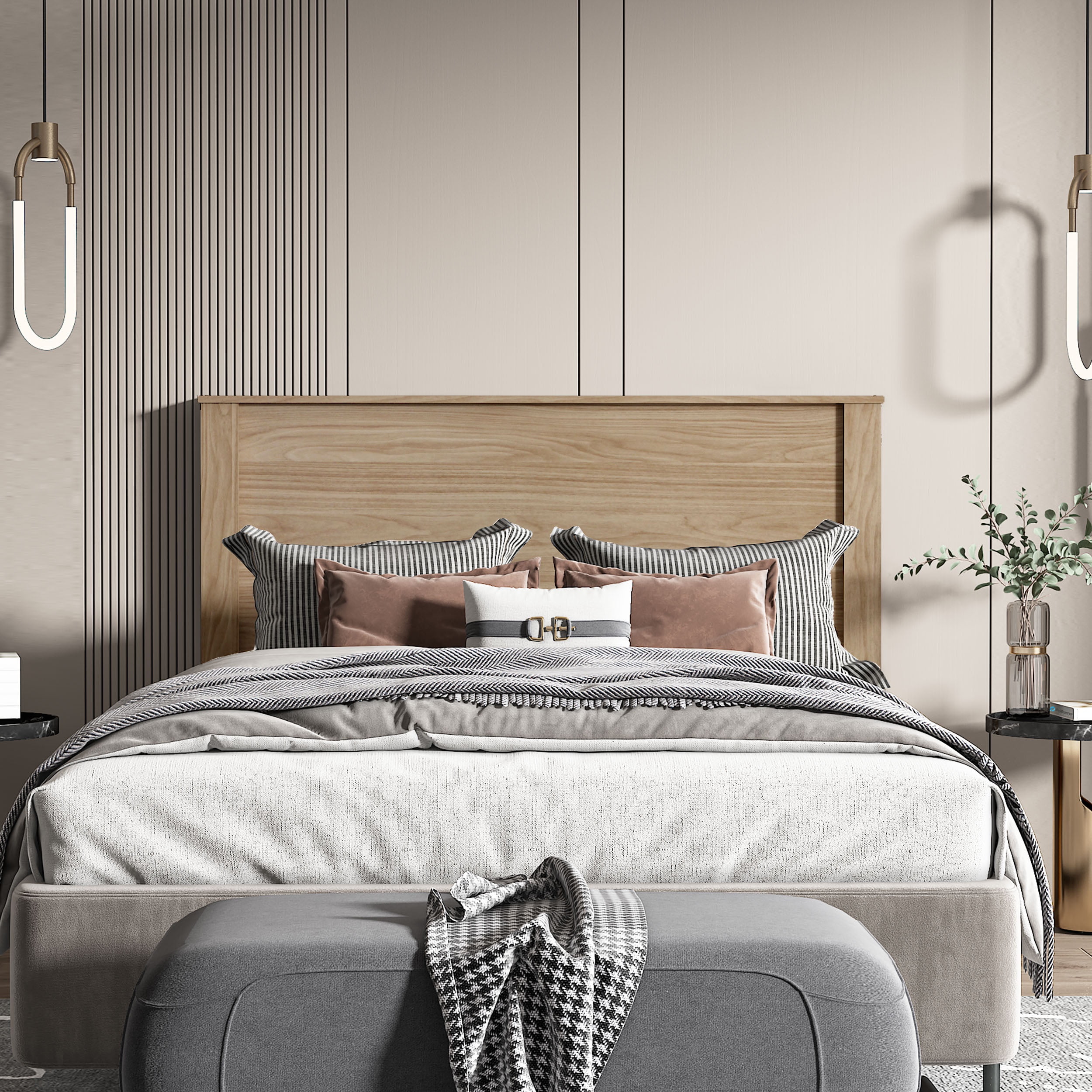 Polifurniture Juliette Queen Size Headboard
