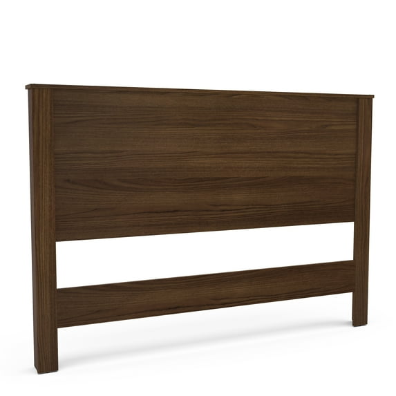 Polifurniture Juliette Queen Size Wood Panel Headboard, Walnut
