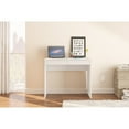 thumbnail image 1 of Polifurniture Tijuca 2 Drawer Writing Desk, White, 1 of 11