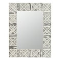 thumbnail image 1 of Polina Distressed Metal Wall Mirror with Embossed Frame by Aspire, 1 of 7
