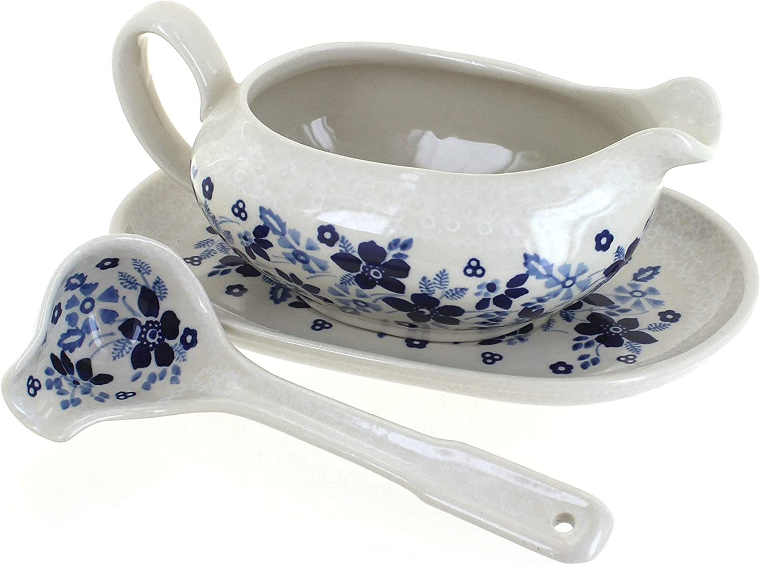 Polish Christiana Gravy Boat & Ladle