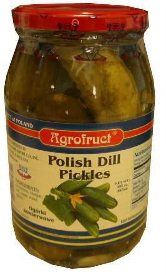 Polish Dill Pickles (Agrofruct) 30fl.oz. (887ml)