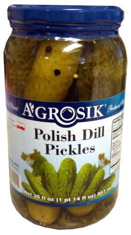 Polish Dill Pickles (Agrosik) 30oz