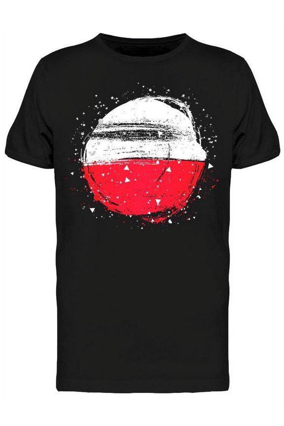 Polish Flag Poland T-Shirt Men -Image by Shutterstock, Male 3X-Large
