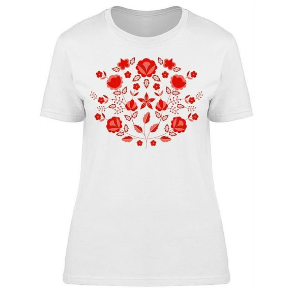 Polish Folk Ethnic T-Shirt Women -Image by Shutterstock, Female XX-Large