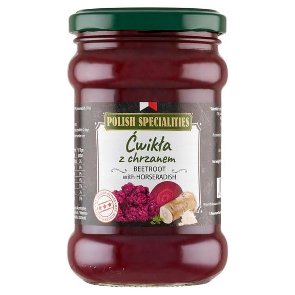 Polish Grated Horseradish Beetroots 270g - wika z chrzanem