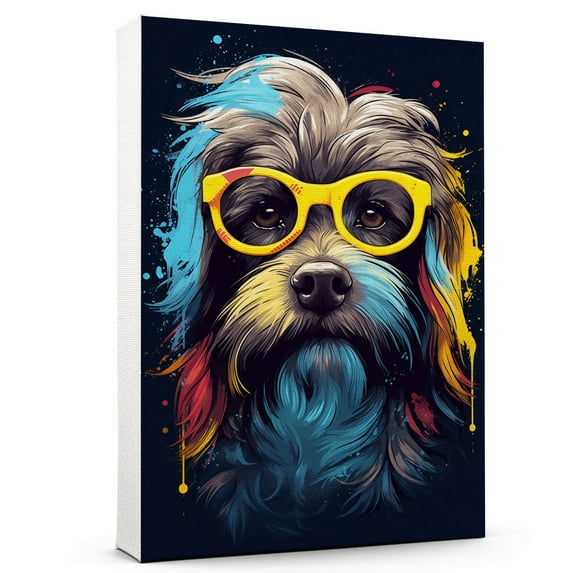 Polish Lowland Sheepdog Art Print Poster, Dog Wall Art Painting Decor, Dog Pop Art Home Decor Artwork For Bedroom Living Room Bathroom Decor,