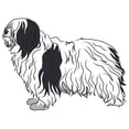 thumbnail image 1 of Polish Lowland Sheepdog Decal | Indoor/Outdoor | Dog Lover Super Cute Sticker for SUV Windows, Dorm Rooms, Bedroom, Offices | SignMission personalized gift | 36", 1 of 2