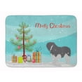 thumbnail image 1 of Polish Lowland Sheepdog Dog Merry Christmas Tree Machine Washable Memory Foam Mat, 1 of 2