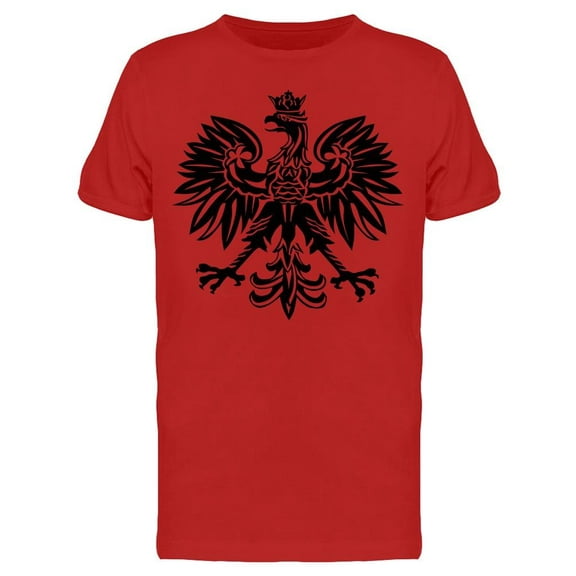 Polish National Emblem T-Shirt Men -Image by Shutterstock, Male Small