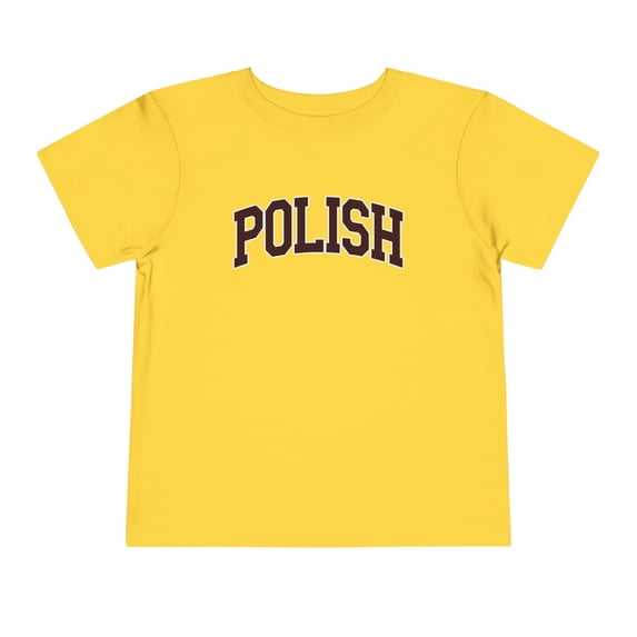 Polish Poland Toddler Shirt Gifts Boy Girl Size 2T-5T