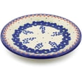 thumbnail image 1 of Polish Pottery 10¼-inch Lunch Plate (Passion Poppy Theme) Hand Painted in Boleslawiec, Poland + Certificate of Authenticity, 1 of 6