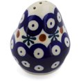 thumbnail image 1 of Polish Pottery 2½-inch Pepper Shaker (Mosquito Theme) Hand Painted in Boleslawiec, Poland + Certificate of Authenticity, 1 of 6