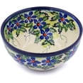 thumbnail image 1 of Polish Pottery 6¼-inch Bowl Signature UNIKAT Hand Painted in Boleslawiec, Poland + Certificate of Authenticity, 1 of 6