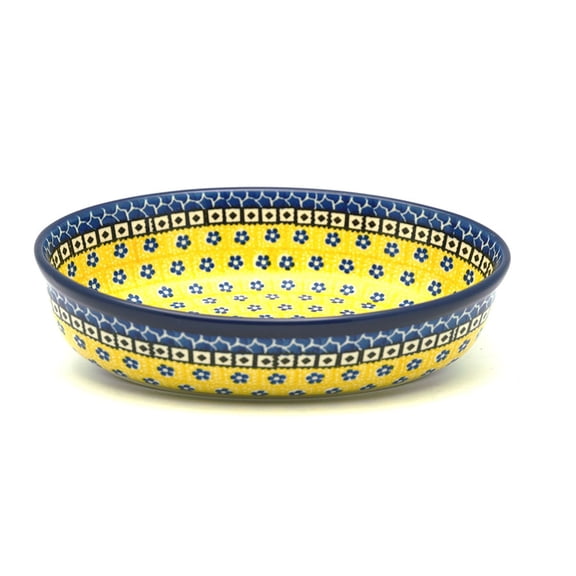 Polish Pottery Baker - Oval - Small - Sunburst