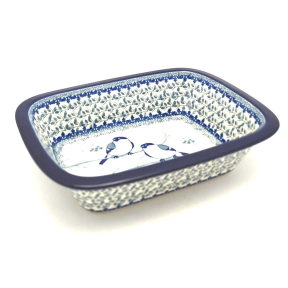 Polish Pottery Baker - Rectangular with Grip Lip - Unikat Signature U4830