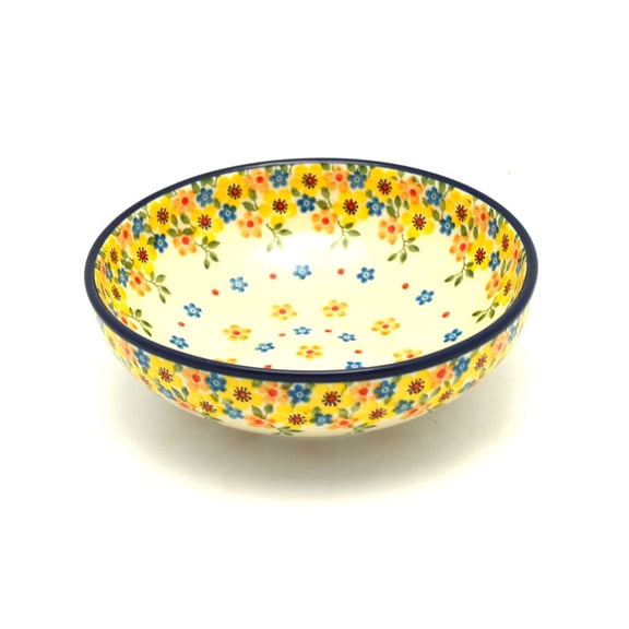 Polish Pottery Bowl - Contemporary Salad - Buttercup