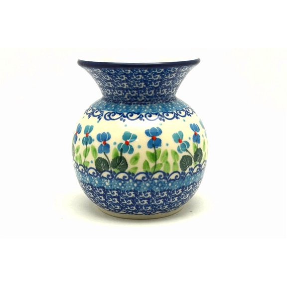 Polish Pottery Bubble Vase - Dutch Iris