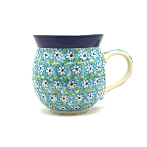 Polish Pottery Mug - 11 oz. Bubble - Key Lime