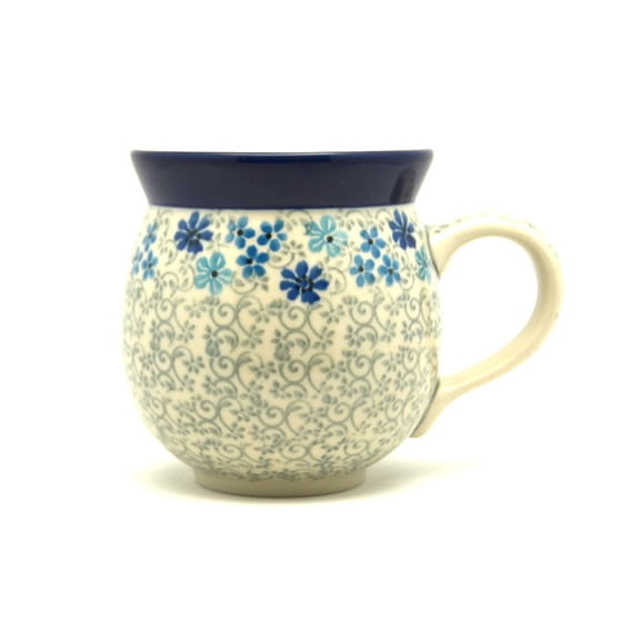 Polish Pottery Mug - 11 oz. Bubble - Sea Blossom