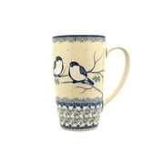 Polish Pottery Mug - 12 oz. Cafe - Unikat Signature U4830