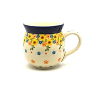 Polish Pottery Mug - 15 oz. Bubble - Buttercup