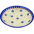 thumbnail image 1 of Polish Pottery Pasta Bowl 8-inch Polmedia Daisy Dollops Theme Hand Painted in Boleslawiec, Poland + Certificate of Authenticity, 1 of 6