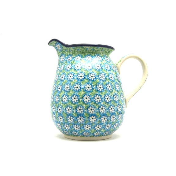 Polish Pottery Pitcher - 1 quart - Key Lime