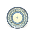 thumbnail image 1 of Polish Pottery Plate - 10" Dinner - Flower Works, 1 of 1
