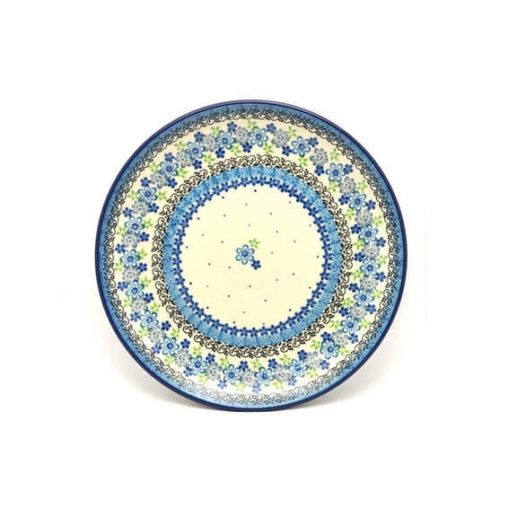 Polish Pottery Plate - 10" Dinner - Flower Works