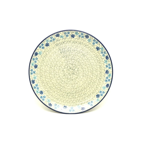 Polish Pottery Plate - 10" Dinner - Sea Blossom
