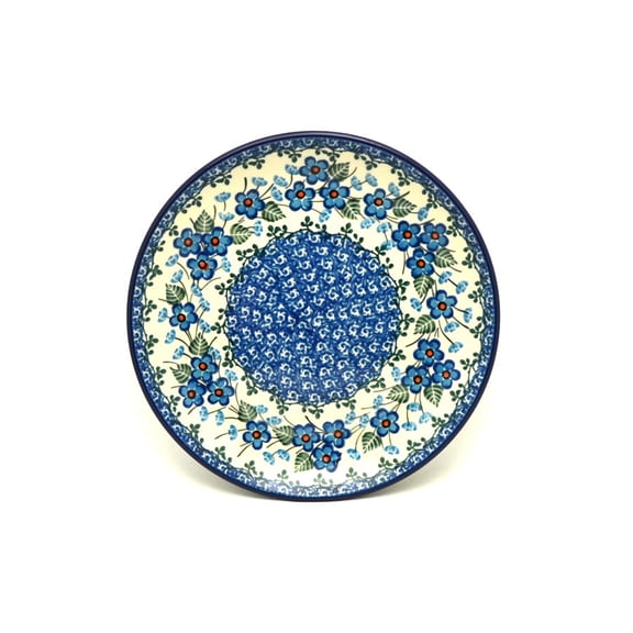 Polish Pottery Plate - Salad/Dessert (7 3/4") - Parisian Poppies