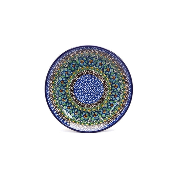 Polish Pottery Plate - Salad/Dessert (7 3/4") - Unikat Signature U151