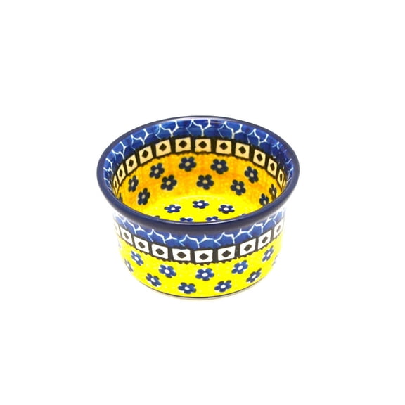 Polish Pottery Ramekin - Sunburst