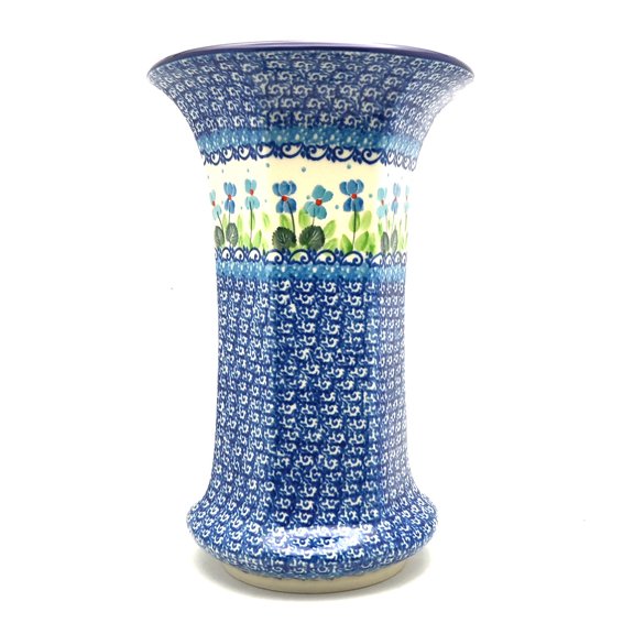 Polish Pottery Vase - Large - Dutch Iris
