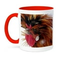 thumbnail image 1 of 3dRose, Polish Rooster, 15oz Two-Tone Red Mug, 1 of 7