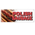 thumbnail image 1 of Polish Sausage 13 oz Vinyl Banner With Metal Grommets, 1 of 4