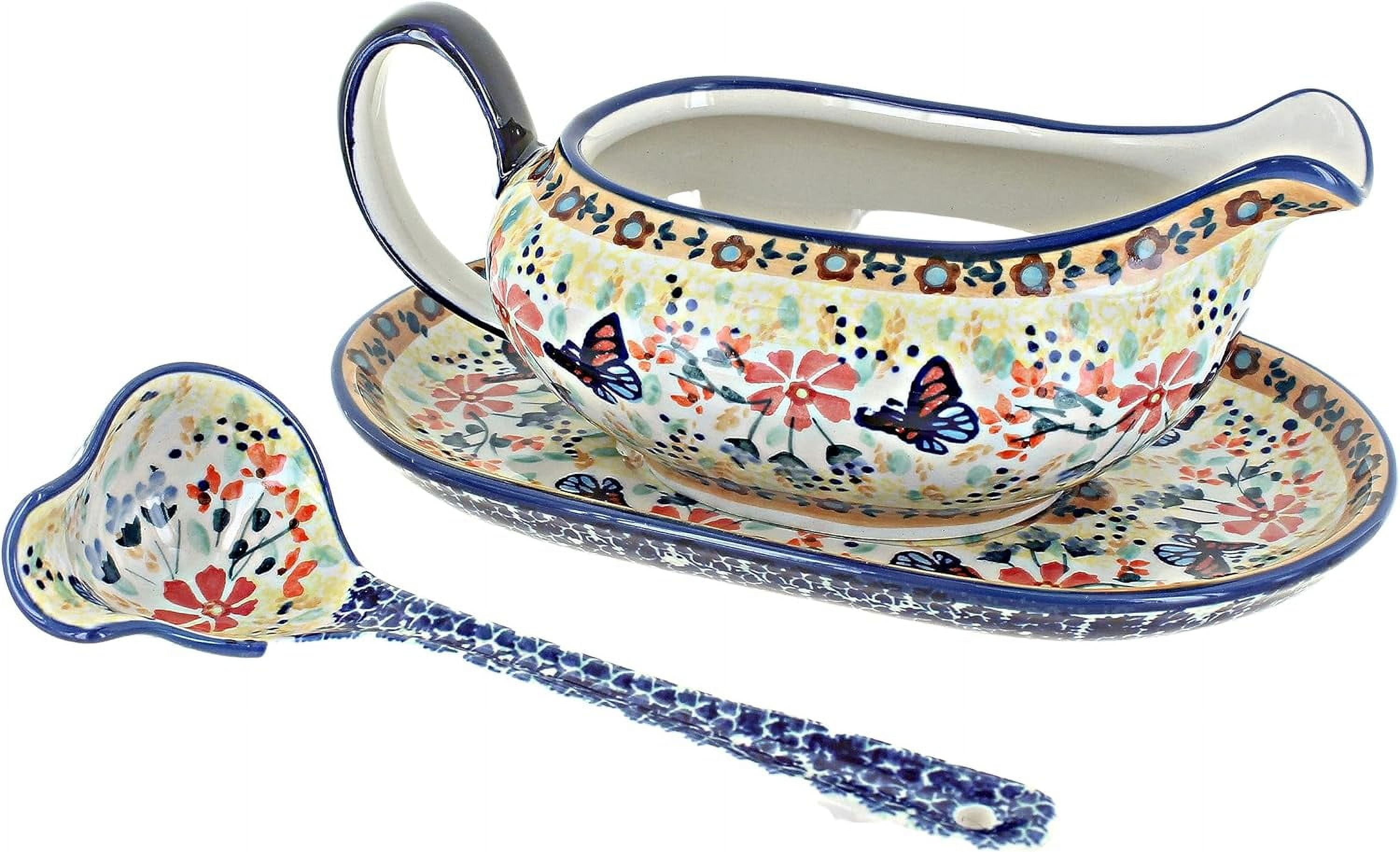 Polish Gravy Boat & Ladle