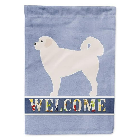 Polish Tatra Sheepdog Welcome Flag Canvas House Size