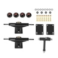 thumbnail image 1 of Polished 5.0 Skateboard Trucks with 52mm Wheels ABEC 11 Bearings Combo Set, Skateboard Wheels, Skateboard Bearings, Skateboard Pads Hardware Red Bearings, 1 of 10