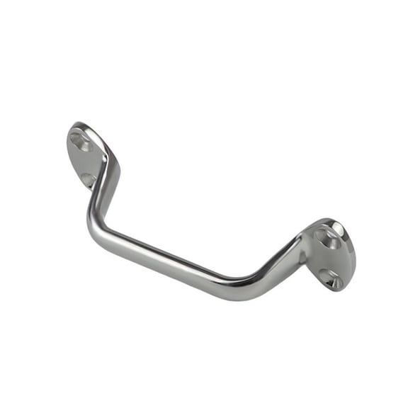 6 Inch Stainless Handrail Metal Handrail Handle Heavy Duty Grab Handle Simple Installation for Secure Boats Deck Access