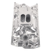 Polished Aluminum Intake Manifold for SBC Small Block Chevrolet Vortec 350 383 96